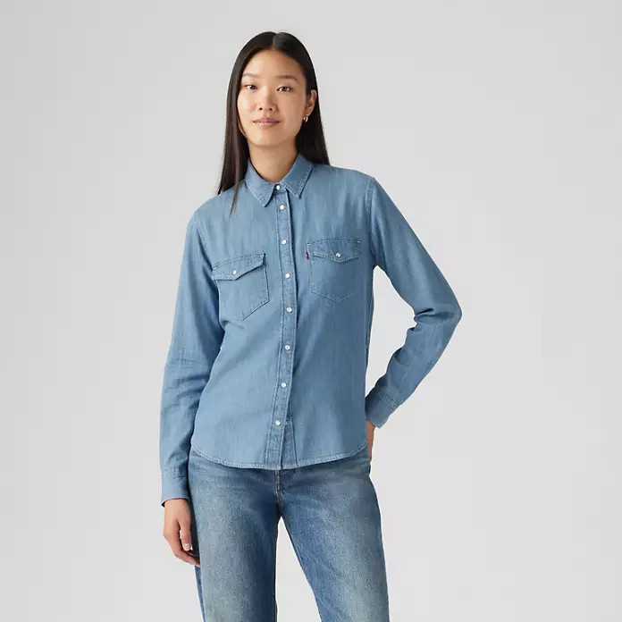 Iconic Western Linen+ Denim Shirt | Levi's US