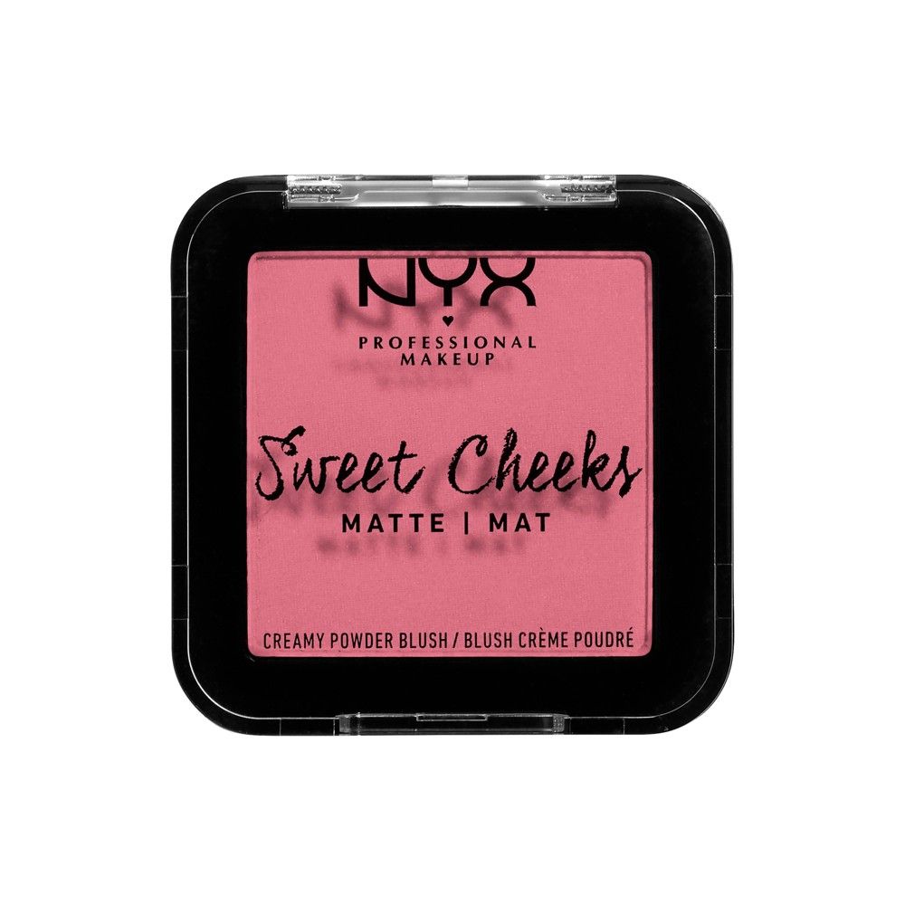 NYX Professional Makeup Sweet Cheeks Creamy Powder Blush Matte Rose & Play - 0.17oz | Target