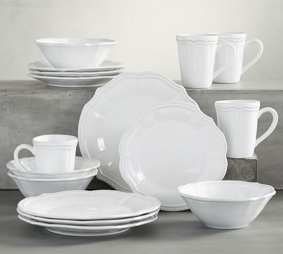 Leila 16-Piece Dinnerware Set | Pottery Barn (US)