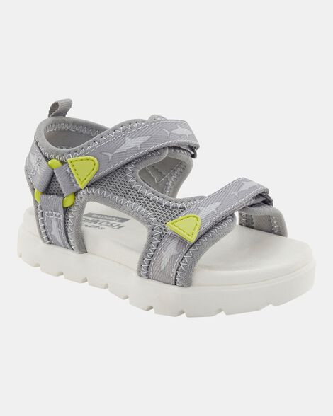 OshKosh B'gosh Toddler Boys Meadow Sandals - Grey 6 Grey | Carter's Inc