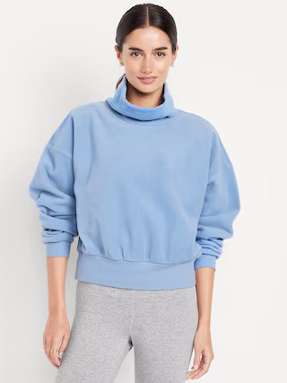 Performance Microfleece Mock Neck Sweatshirt | Old Navy (US)