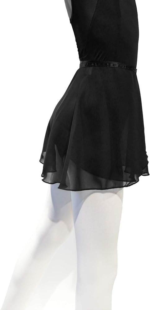 NEWCHAO Black White Pink Ballet Dance Skirts Chiffon Wrap Skirts for Girls Women Adult Soft Light... | Amazon (US)