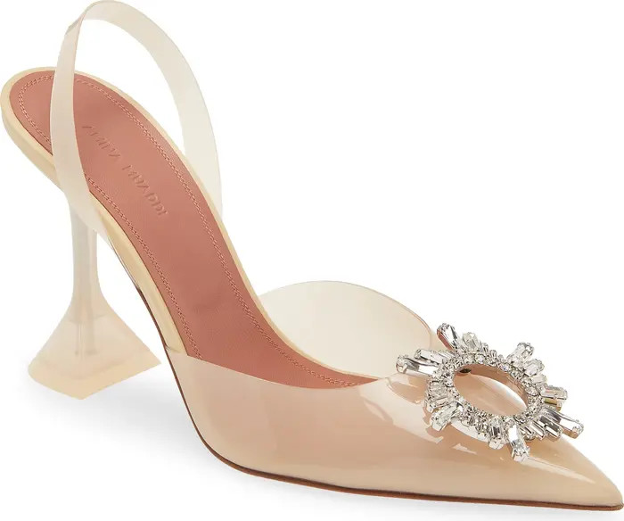 Begum Transparent Pointed Toe Slingback Pump (Women) | Nordstrom