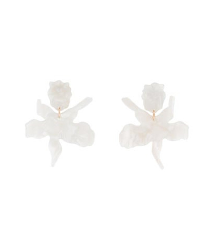 Lele Sadoughi Paper Lily Drop Earrings gold Lele Sadoughi Paper Lily Drop Earrings | The RealReal