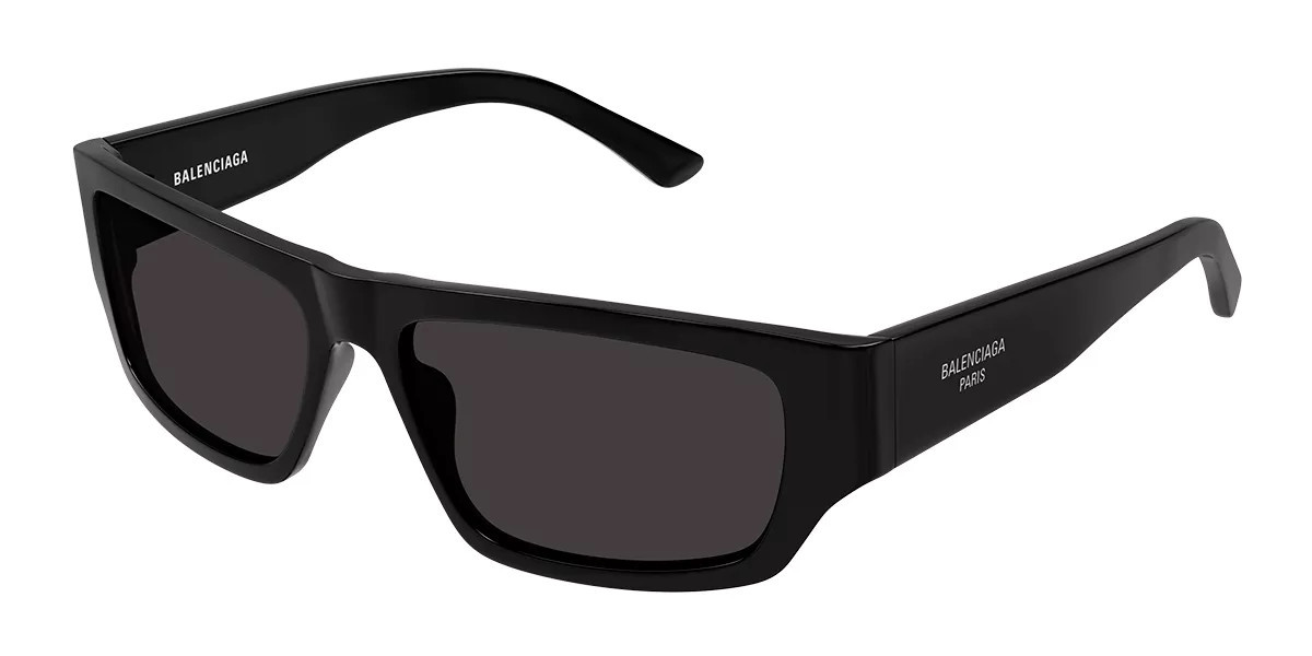 Balenciaga BB0366S 001 Men's Sunglasses Black Size 58 | SmartBuyGlasses Global