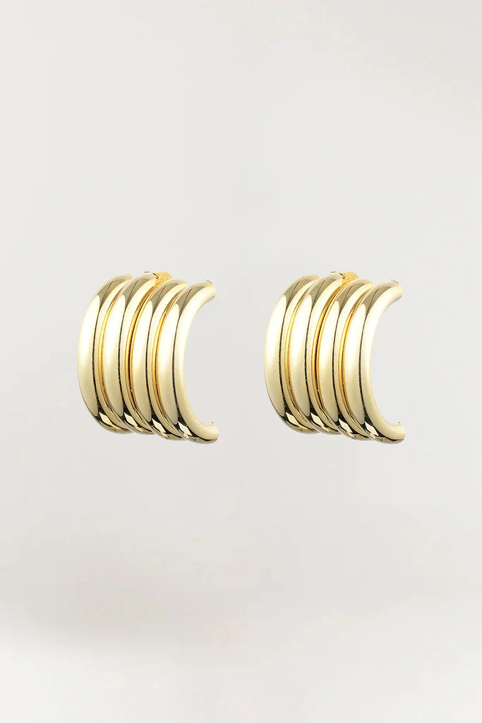 Milano Earring Gold | Henne