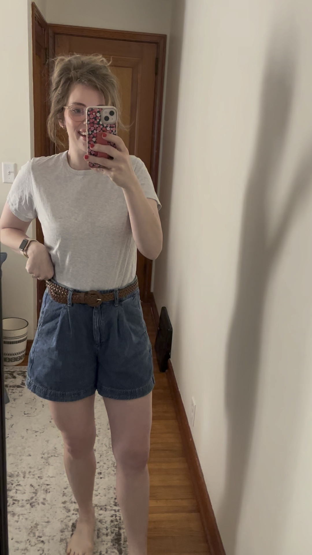 Keeping it basic and comfy 🫶


Could not for the LIFE of me find the Jean shorts at old navy I’m wearing, but that’s what I got! They are are size S because they ran big! 



#LTKFamily #LTKMidsize #LTKBacktoSchool