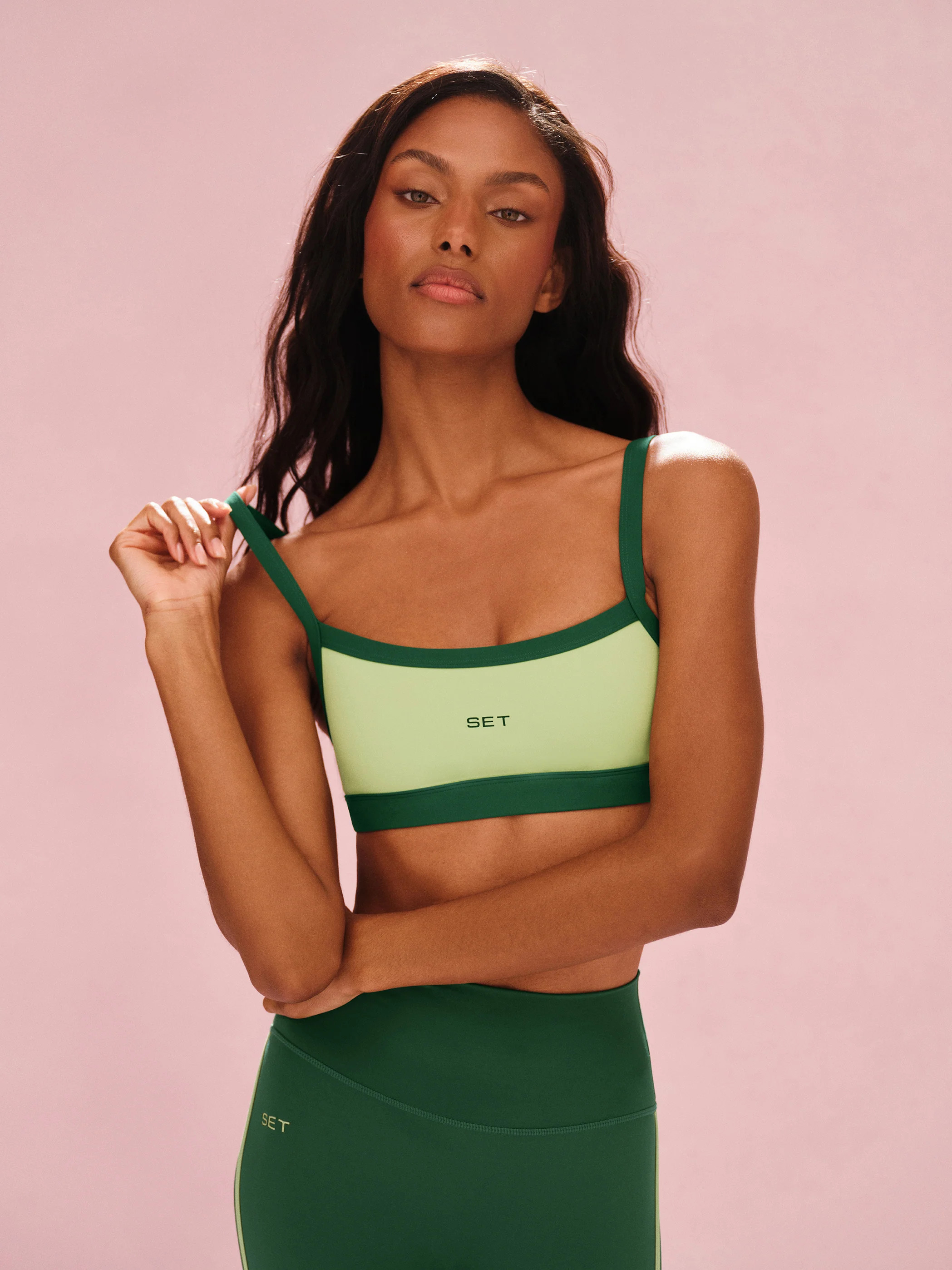 SPORTBODY® SPORTY SCOOP BRA - LAWN | SET Active