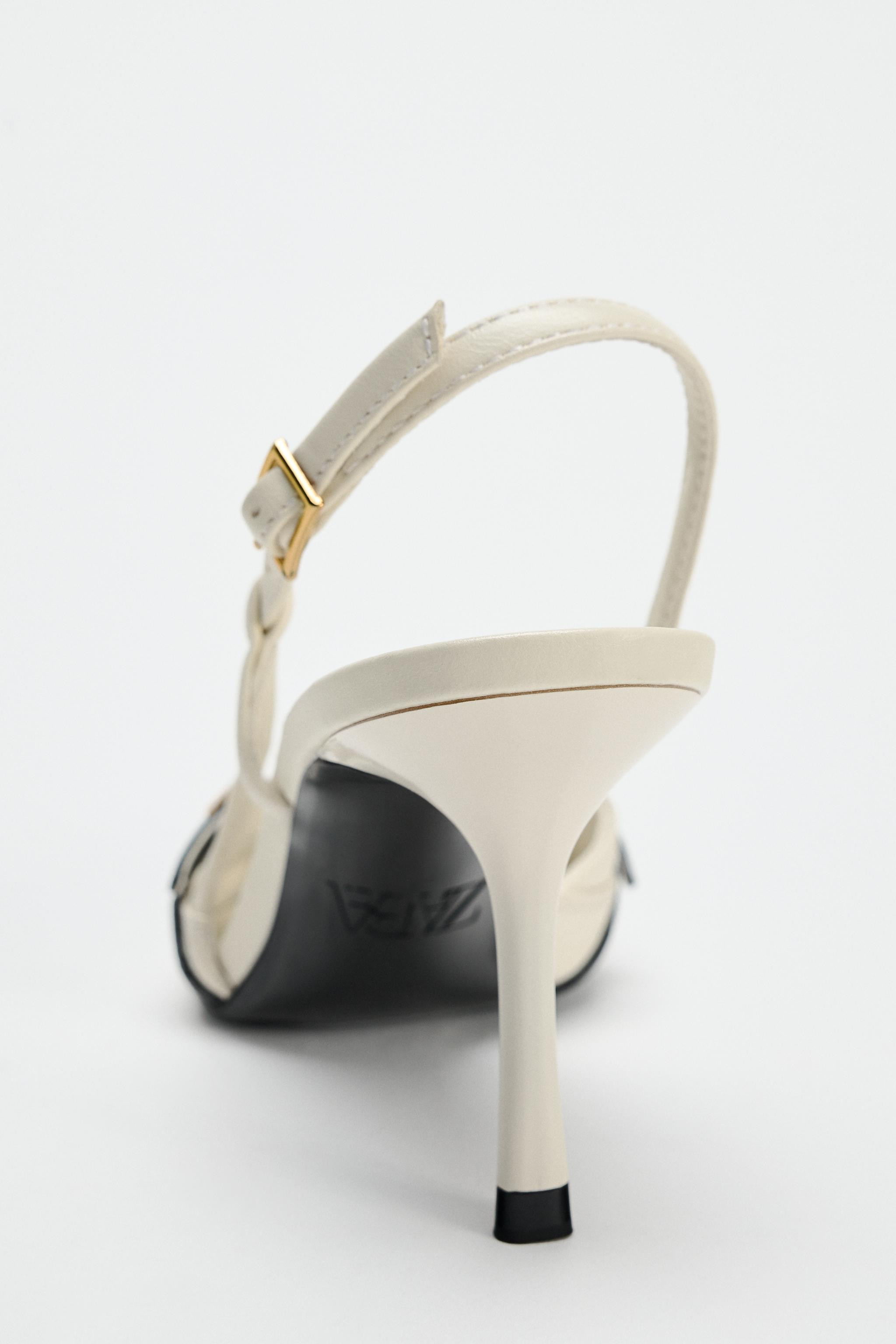 BUCKLED STRAP HEELED SHOES | Zara US