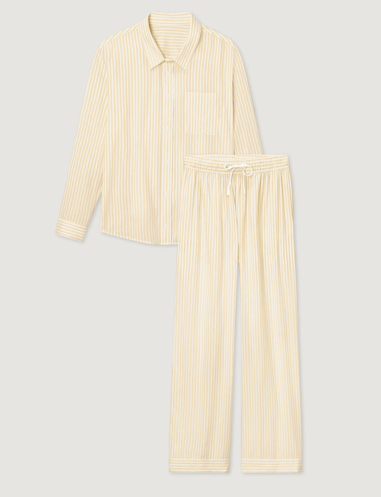 Women's Woven Button Down Shirt & Pant Set | Tommy John