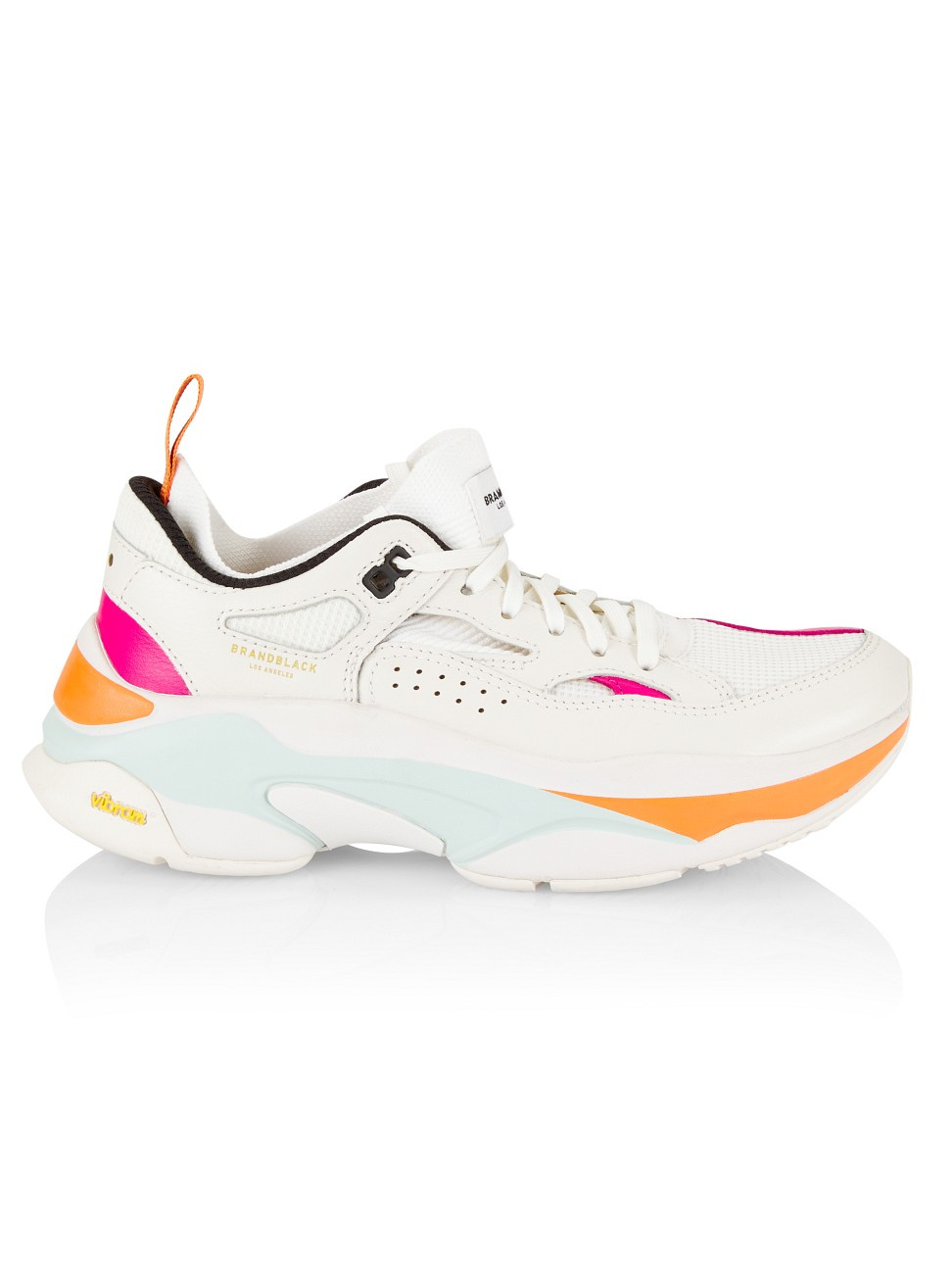 Women's Saga Mix-Media Chunky Sneakers - White - Size 9.5 | Saks Fifth Avenue