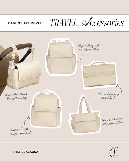 Parent-approved travel accessories 

Diaper bag, calpak travel, travel changing pad, baby travel bag 

#LTKKids #LTKStyleTip #LTKTravel