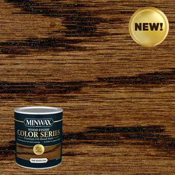 Minwax Wood Finish Color Series Oil-based Dark Walnut Semi-transparent Interior Stain (1-quart) | Lowe's