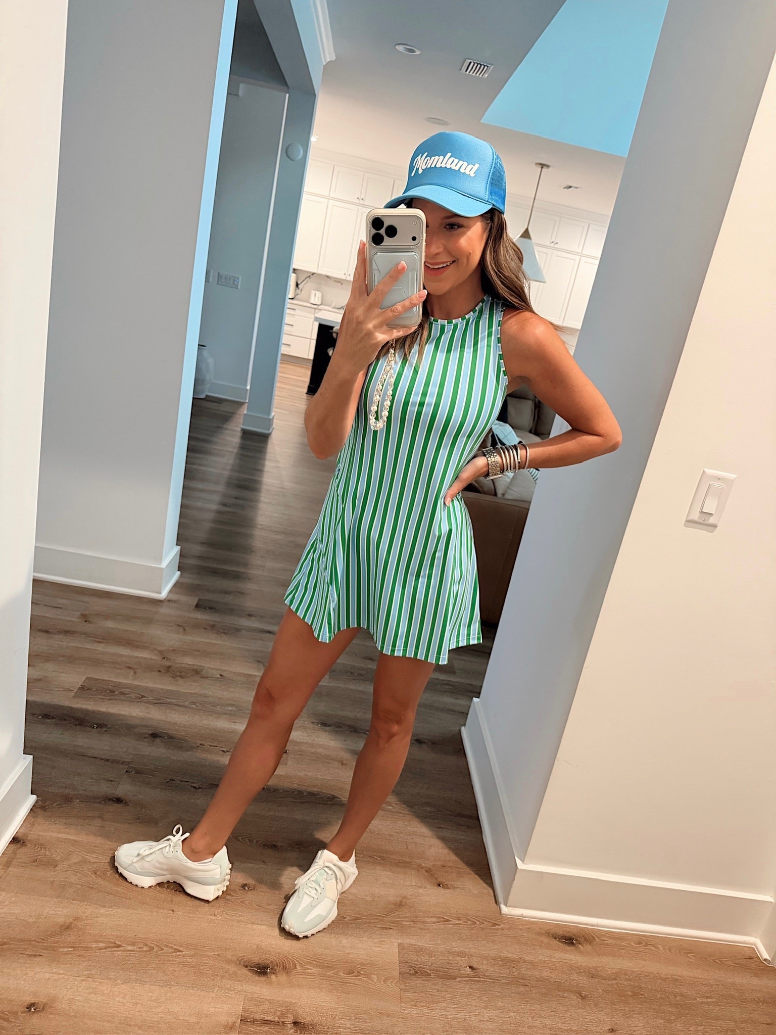 In a small dress, hat, sneakers and accessories- fits tts.

#LTKootd #LTKgrwm #LTKSeasonal
