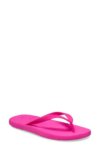 CROCS Gender Inclusive Flip Flop Sandal in Pink Crush at Nordstrom Rack, Size 6 | Nordstrom Rack