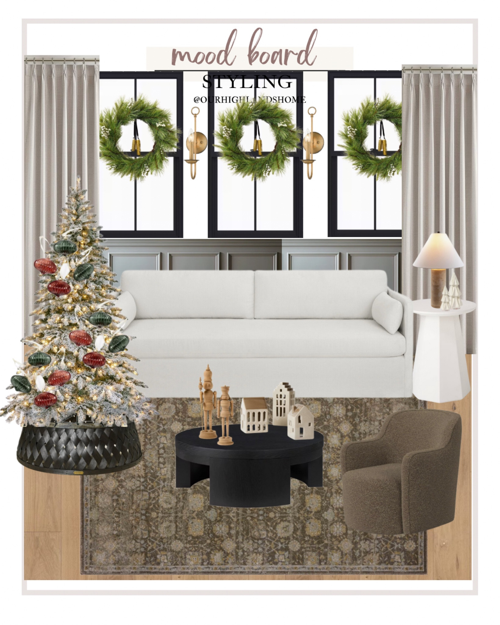 christmas living room styling 

#LTKHoliday #LTKSeasonal #LTKHome