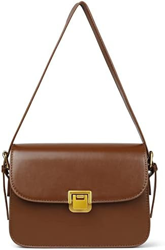 Women's Shoulder Bag Messenger Handbag Preppy Style Female Crossbody Bag Retro Purse Designer Bri... | Amazon (US)