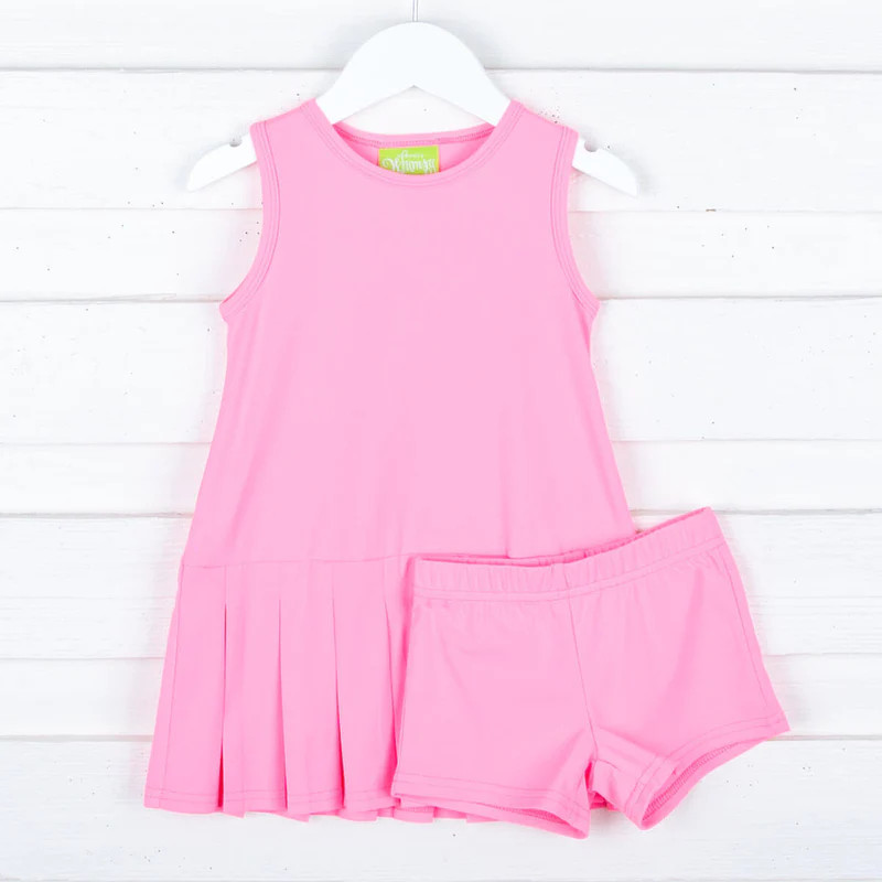 Hot Pink Girl's Tennis Dress | Classic Whimsy