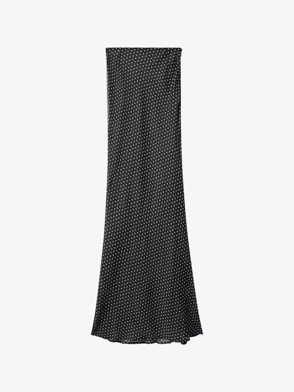 Kenny Polka-Dot Woven Maxi Skirt | Selfridges