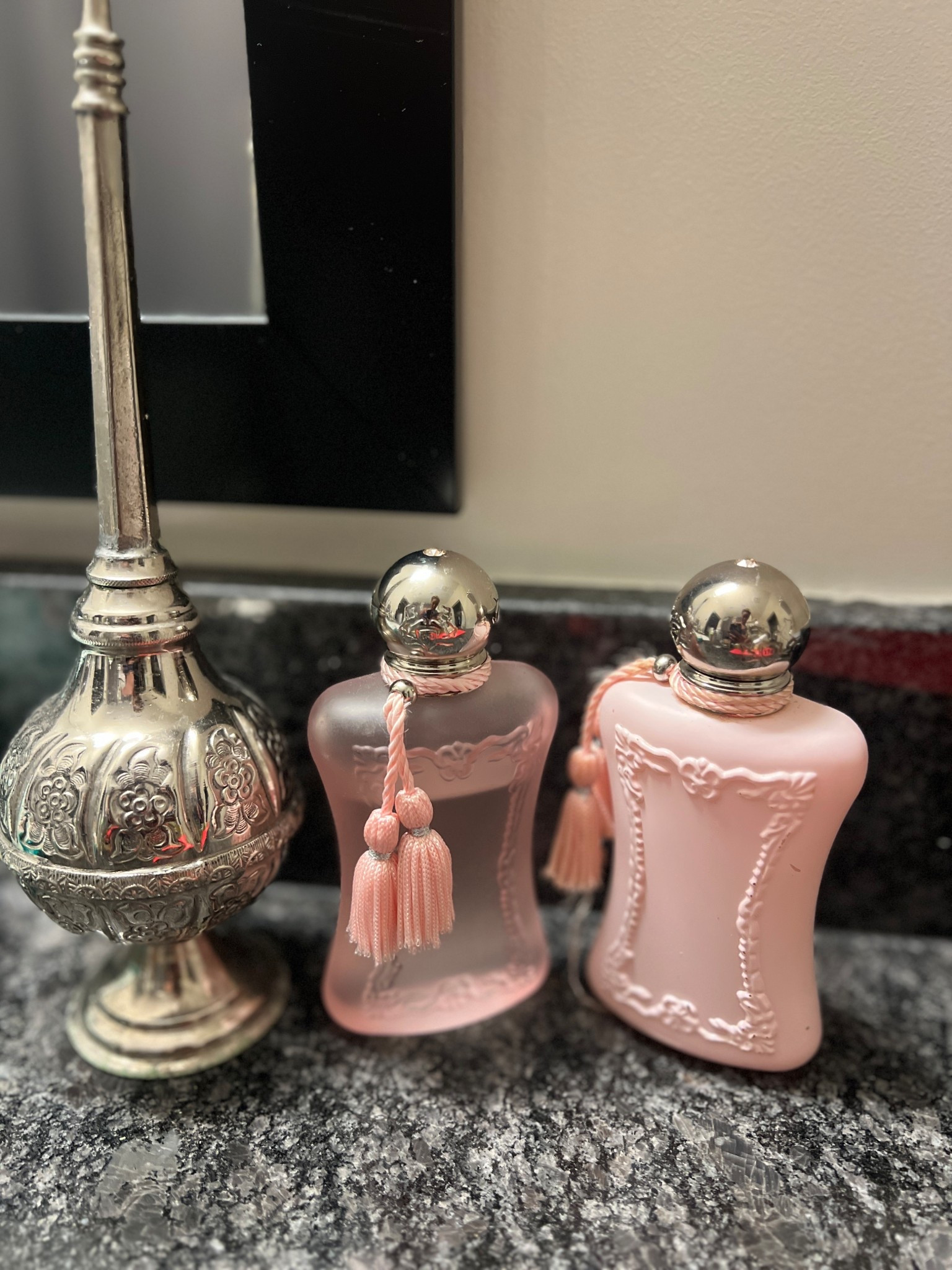 Parfums de Marly Delina is that scent—ultra-feminine, flirty, and luxe in every spray 💐✨ Soft rose, juicy lychee, and a touch of musk make it the perfect everyday perfume that still feels like a special occasion. It turns heads every time I wear it. 

#LTKBeauty #LTKWedding #LTKOver40