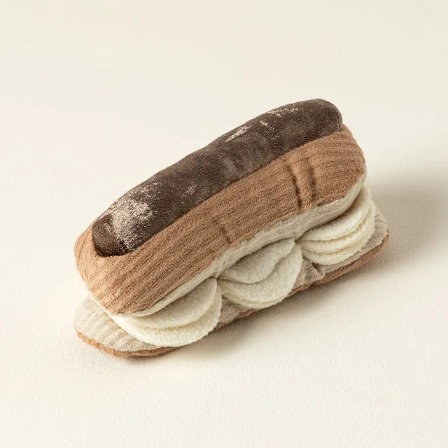 French Boulangerie Dog Toy Collection, Eclair | UncommonGoods