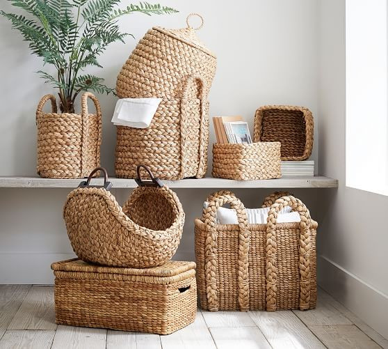 Beachcomber Handwoven Seagrass Basket Collection | Pottery Barn (US)