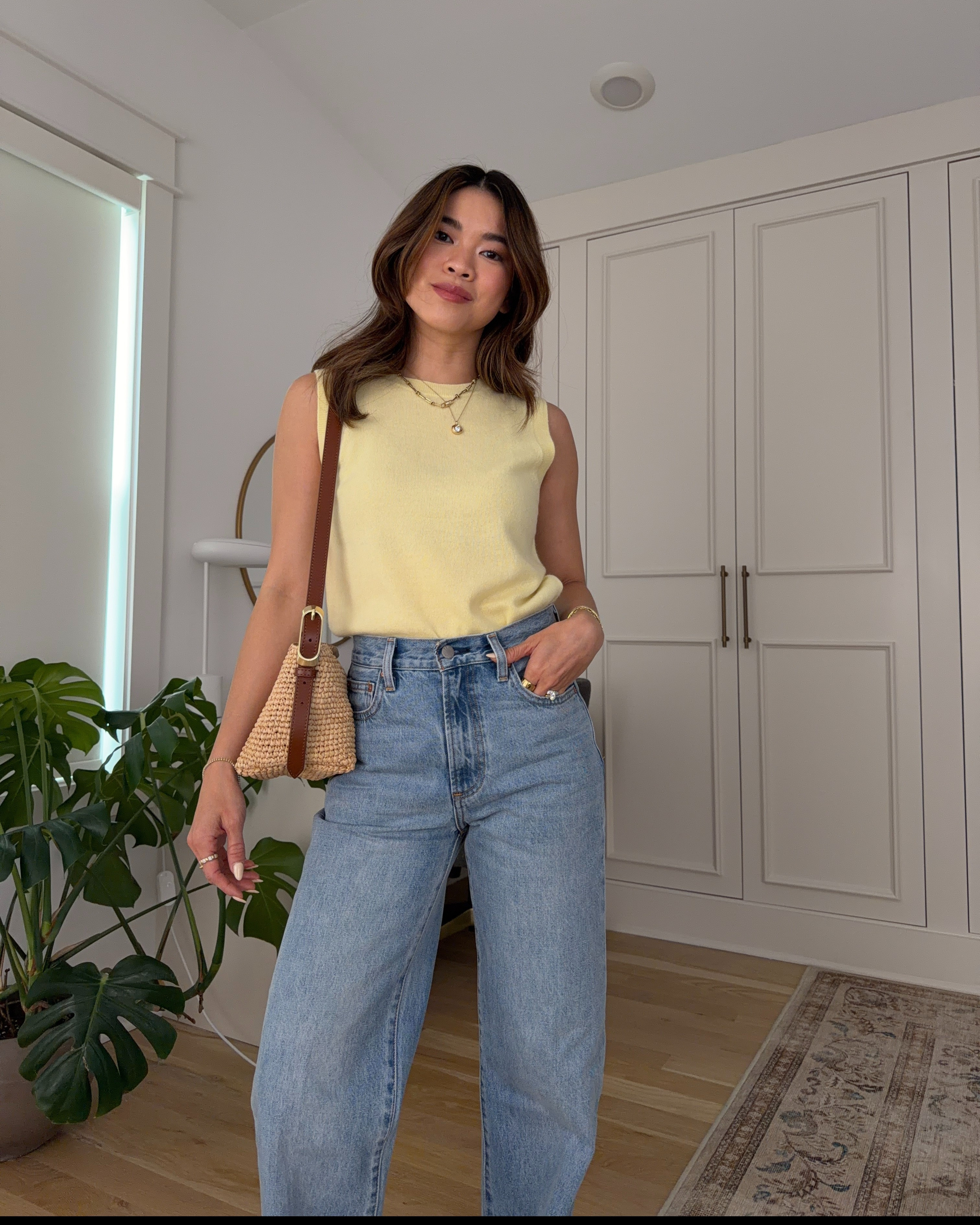Sizing info: 
•Top size 2XS
•Pants size 24 Short (I’d recommend sizing down if you’re between sizes) in the color 7 Yrs Bleu Taboo

petite fashion, get dressed with me, outfit inspiration, ootd, nashville outfit, Nashville influencer, petite style, vacation style, casual outfits, mom style, petite pants, spring outfits, spring outfit info, spring pants, spring outfit idea, spring top, spring bag, spring tank, spring shoes, spring jeans, denim, sneakers,  

 @Aritzia 

#LTKootd #LTKPetite #LTKSeasonal