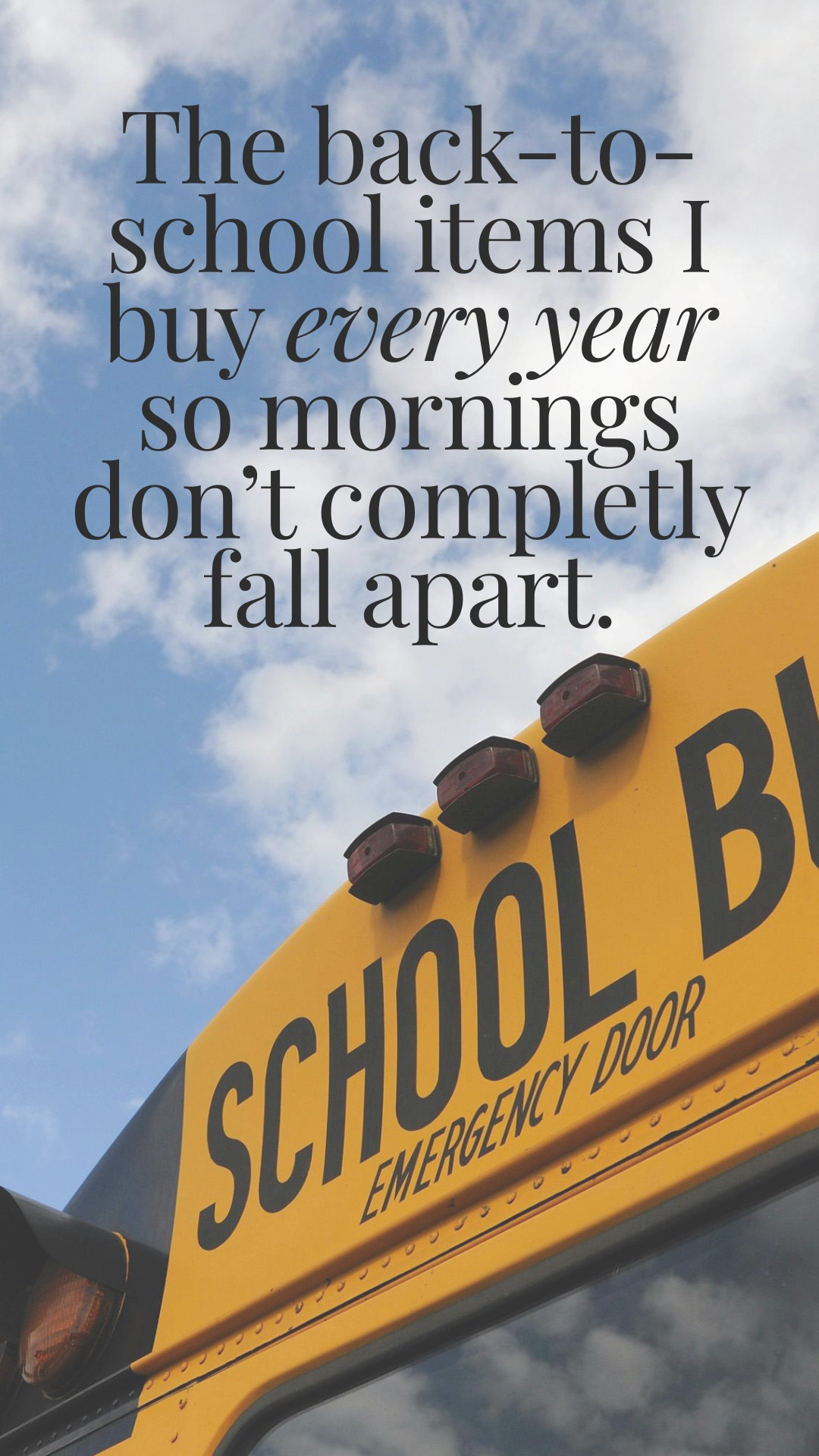 My annual back-to-school shopping list to make mornings smoother and more organized!

Shop the exact list here. 

 #LTKmomlife #LTKHome #LTKKids