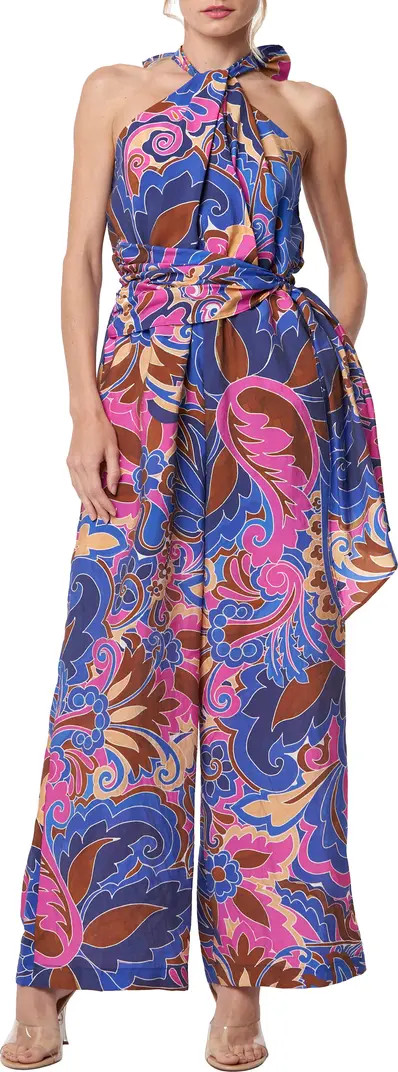 Palesa Floral Halter Jumpsuit | Nordstrom
