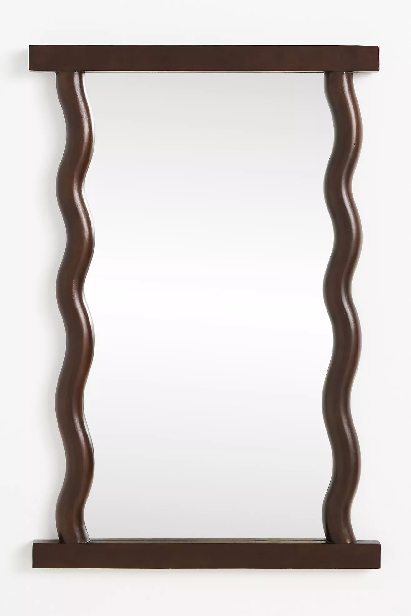 Livia Scalloped Wooden Mirror | Anthropologie (US)