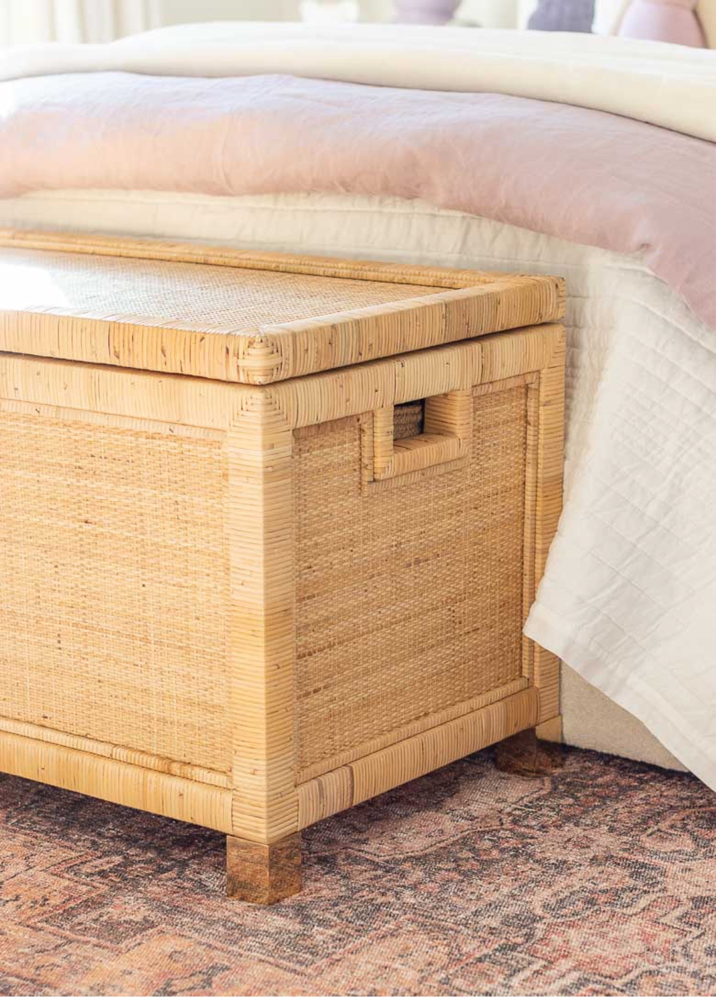 Wild Labor Day weekend deal! Eliza’s Serena and lily rattan trunk is 40% off! Almost underdog! Great in the bedroom at the foot of the bed, as storage in the living room, entry and more 

#LTKHome #LTKSaleAlert