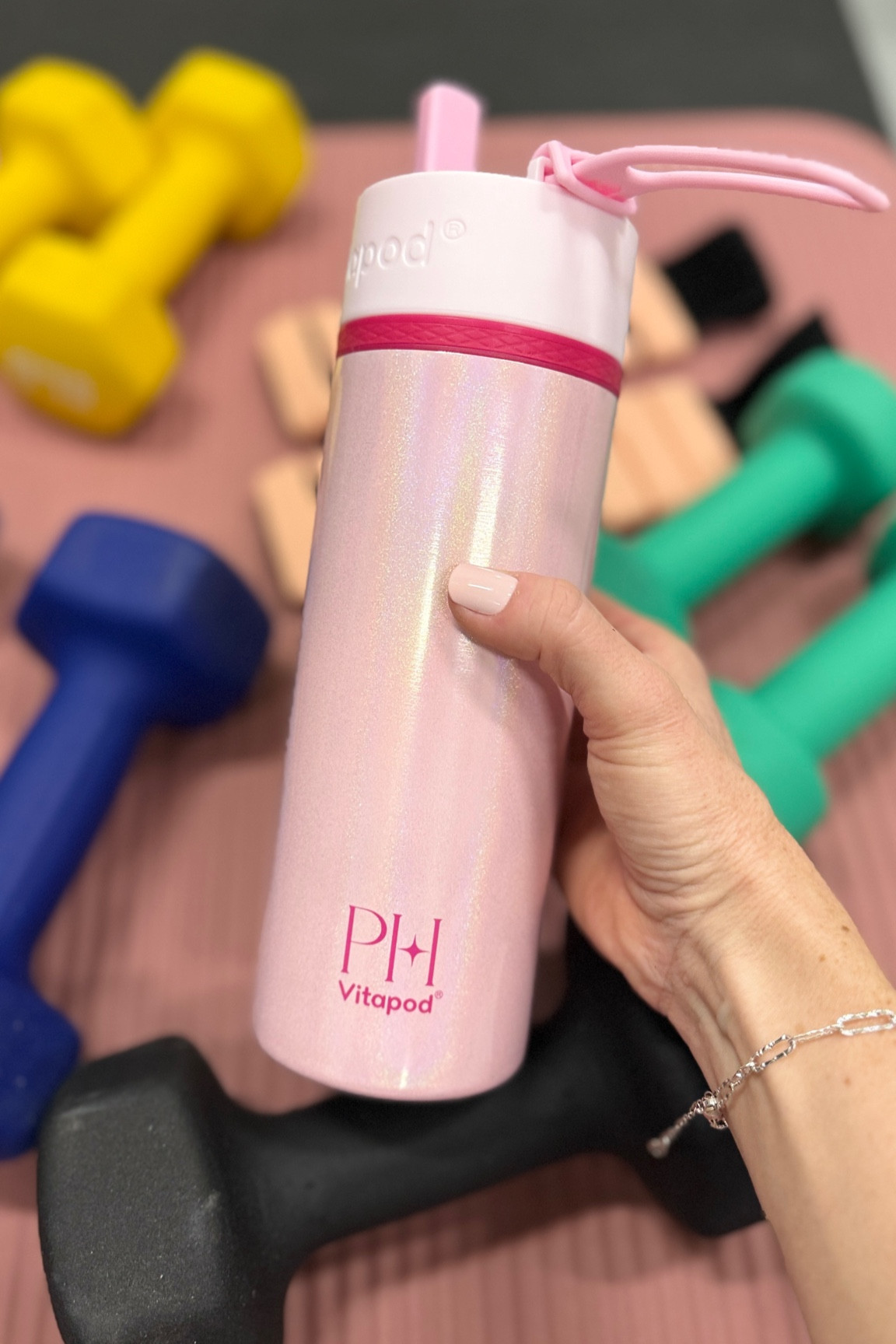 Prettiest bottle and yummiest electrolyte flavors. Vitapod is my go to for keeping me hydrated and energized for workouts and getting my daily water intake. The Paris Hilton collab is so cute and the 🌹 water flavor is 💯. 

#LTKFindsUnder50 #LTKActive #LTKFitness