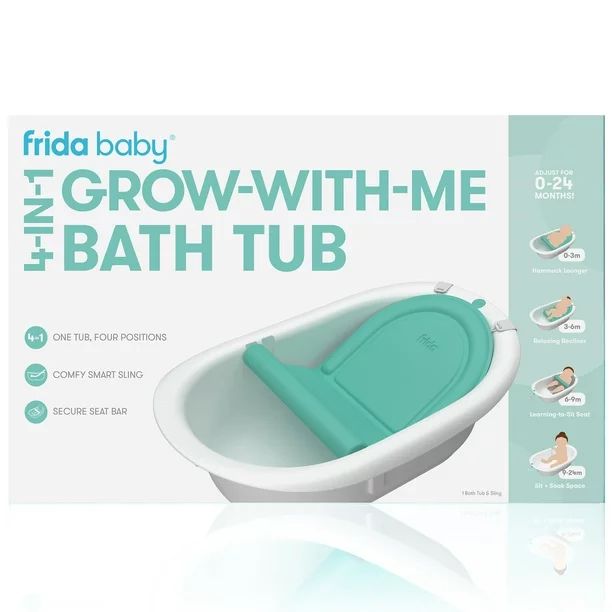 4-in-1 Grow-With-Me Bath Tub by Frida Baby | Walmart (US)