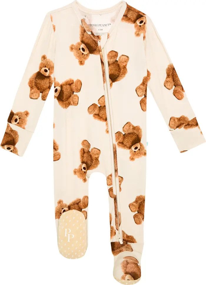 Freddy Teddy Fitted Footie Pajamas | Nordstrom