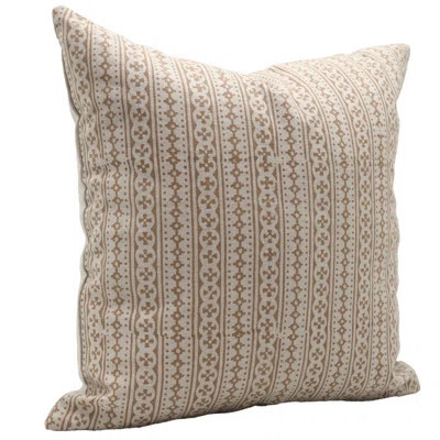 Floral Linen Indoor/Outdoor Reversible Pillow Cover | Wayfair North America