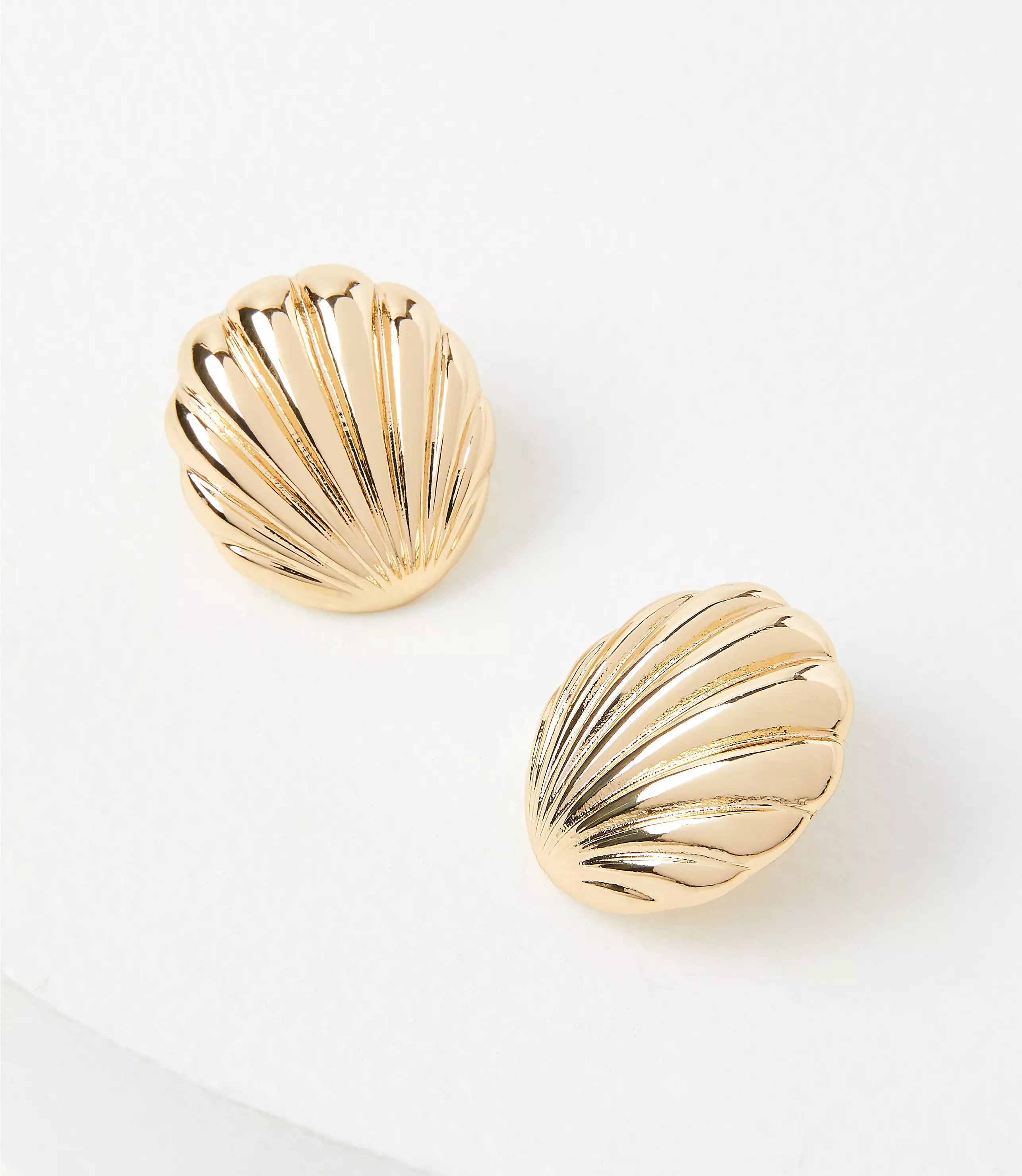 Shell Statement Stud Earrings | LOFT