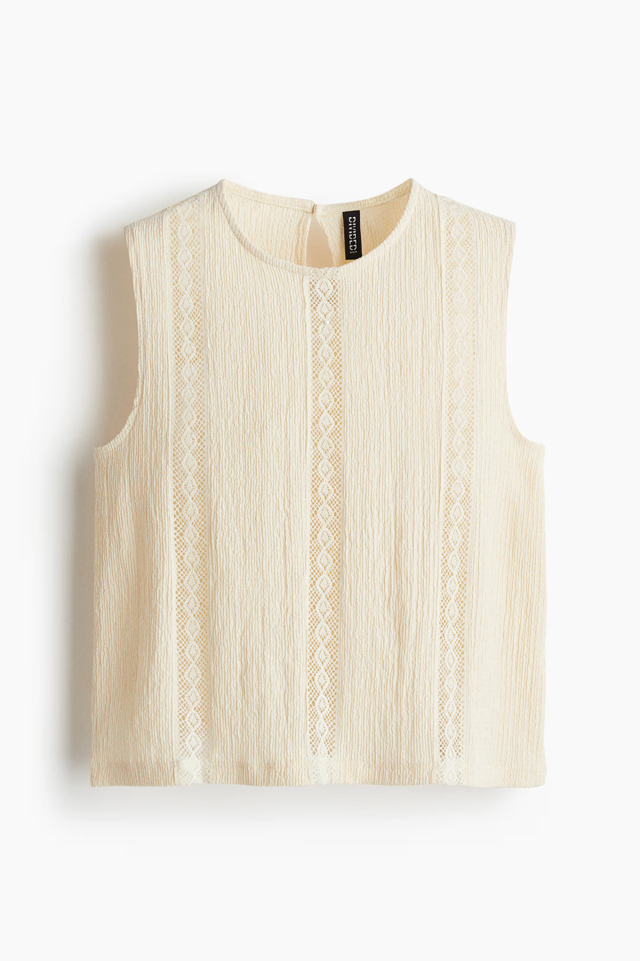 Crinkled Blouse with Lace Details | H&M (US + CA)