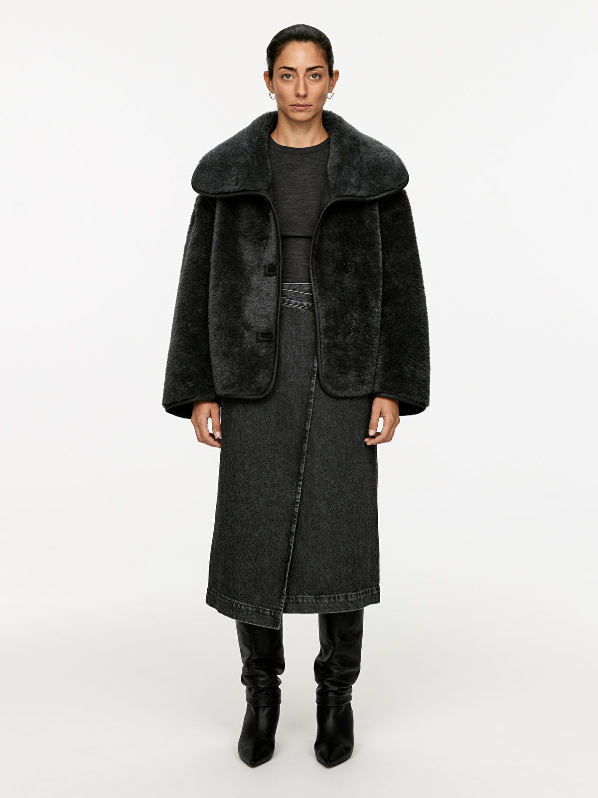 Denim Wrap Skirt | ARKET (US&UK)