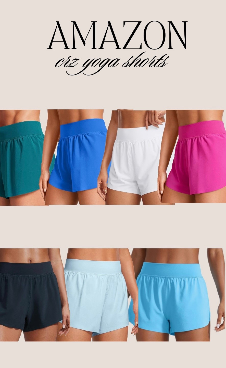 CRZ yoga shorts