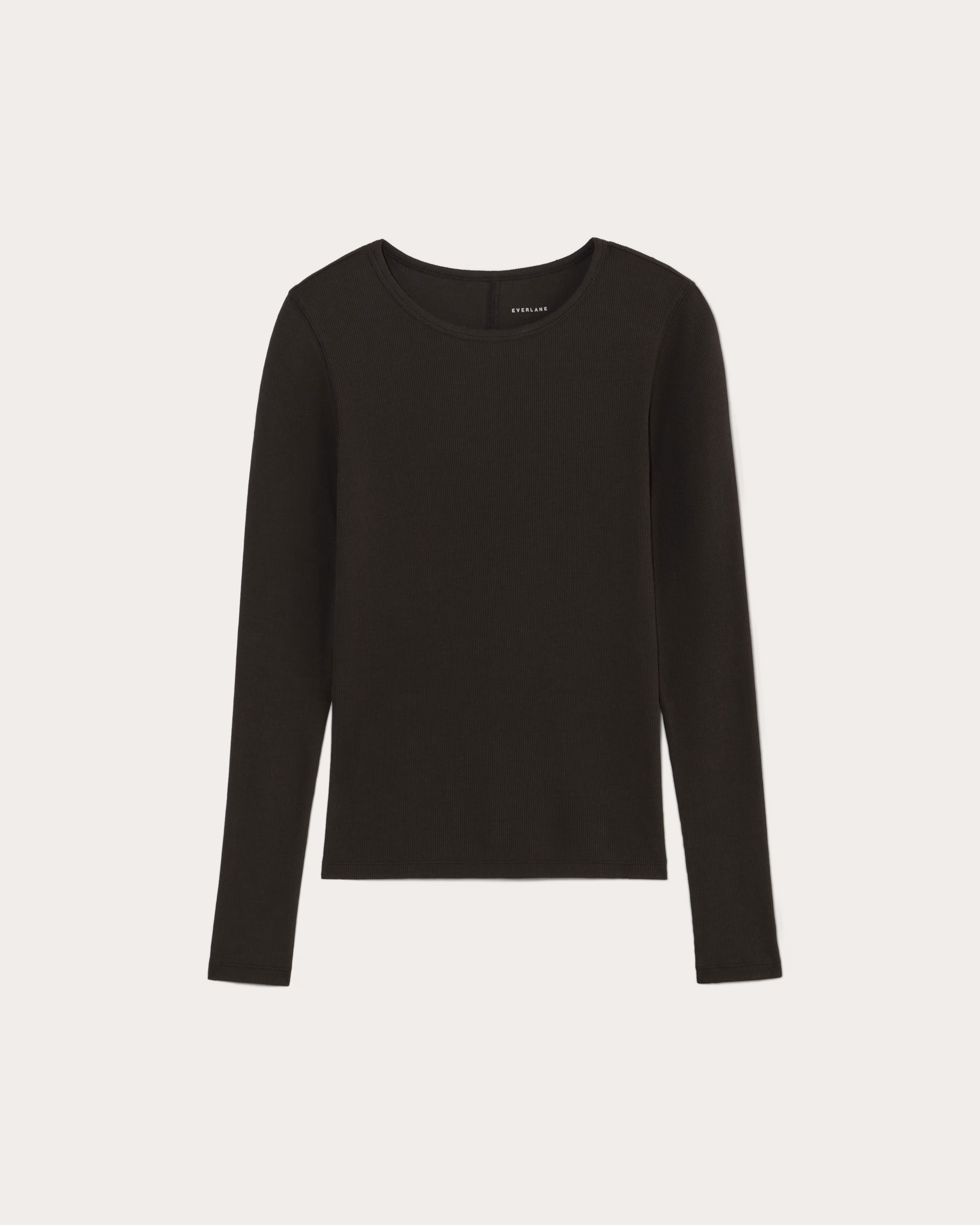 The Luxe Rib Long-Sleeve Crew | Everlane
