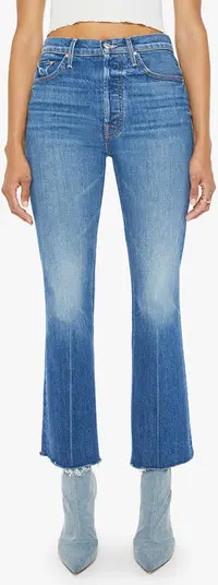 The Tripper High Waist Ankle Fray Flare Jeans | Nordstrom