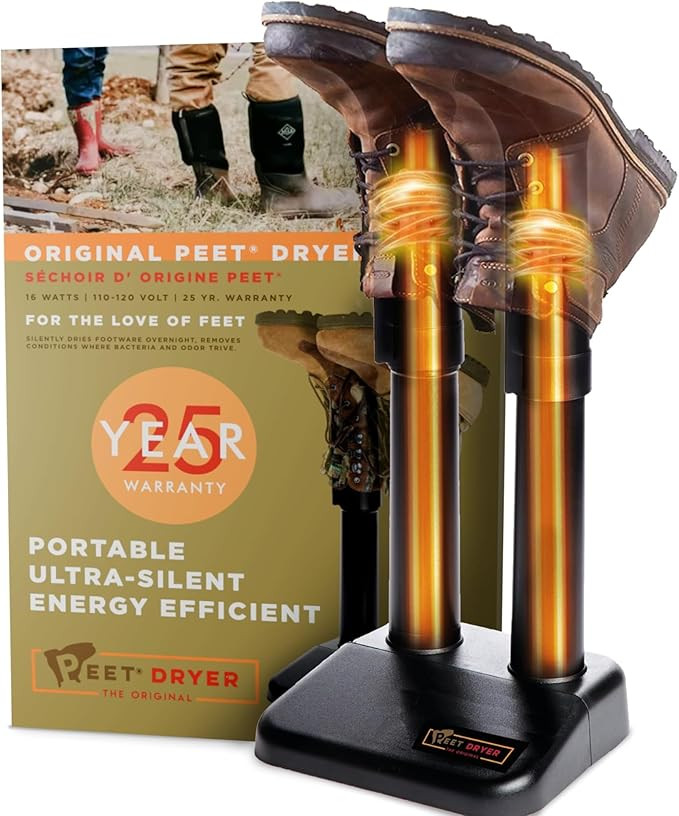 PEET, Original Dryer, Electric Shoe Dryer, Effective Drying for Work Boots & Outdoor Gear, Athlet... | Amazon (US)