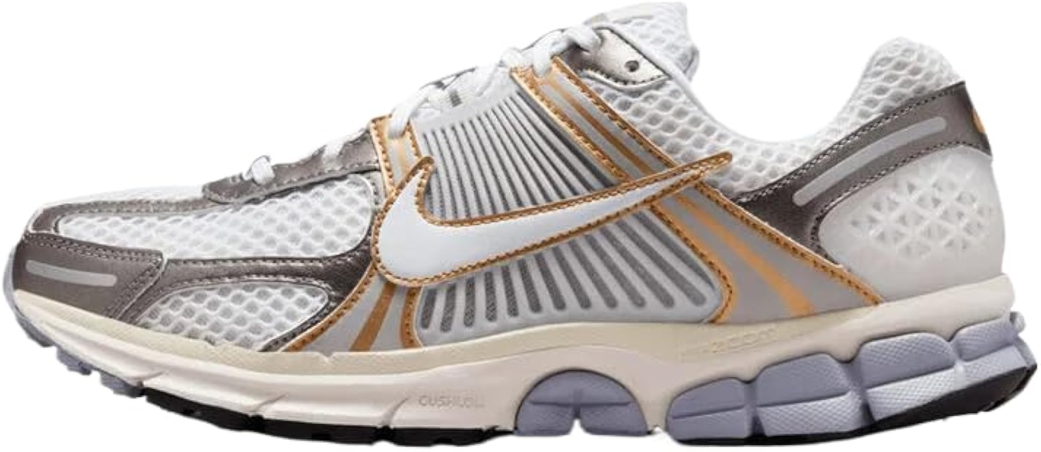 Nike Zoom Vomero 5 Shoes (HJ7247-099, Platinum Tint/Metallic Pewter/Metallic Gold/White) | Amazon (US)