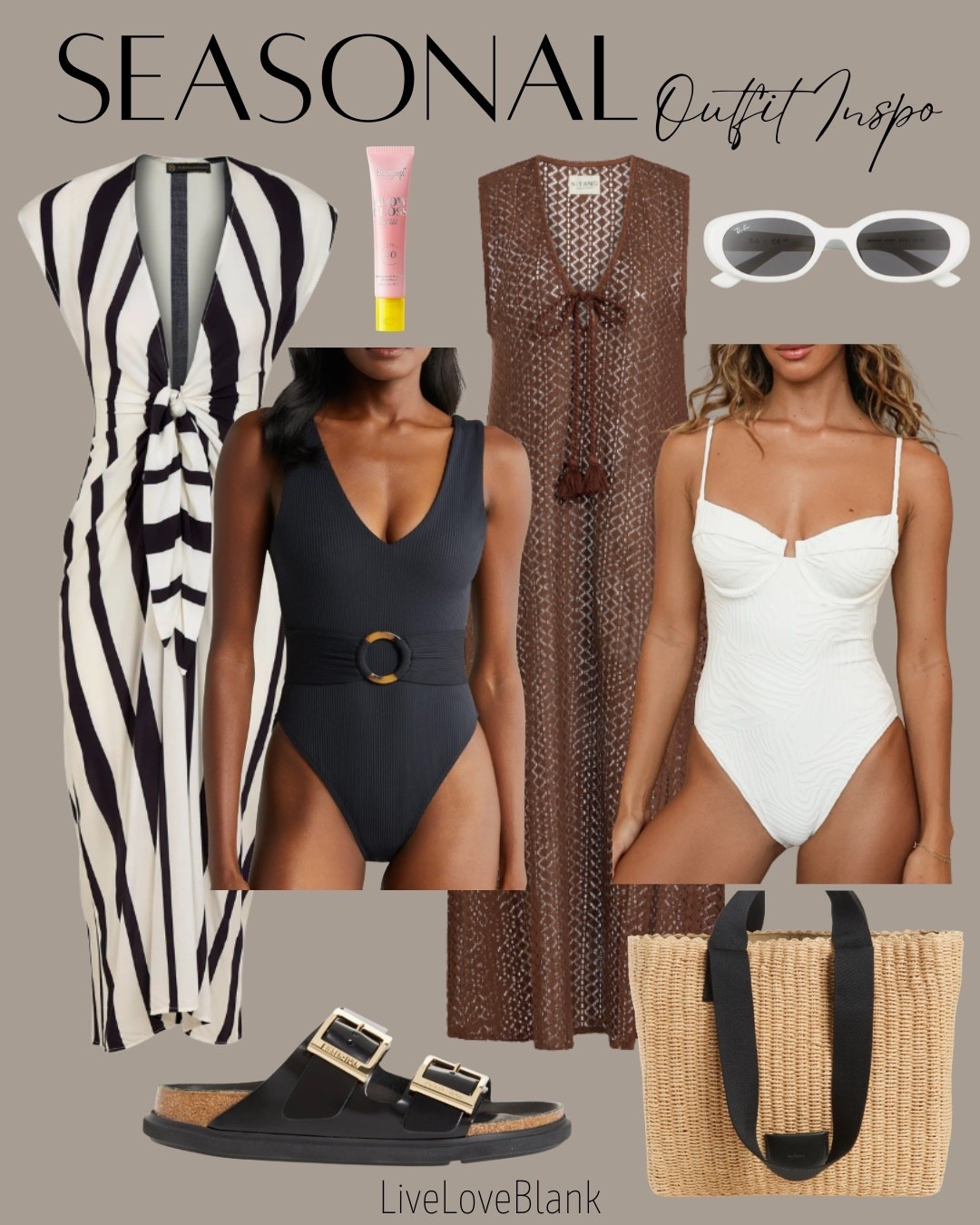 Seasonal outfit inspo
Beach day outfit
Pool day outfit 


#LTKootd #LTKTravel #LTKSeasonal