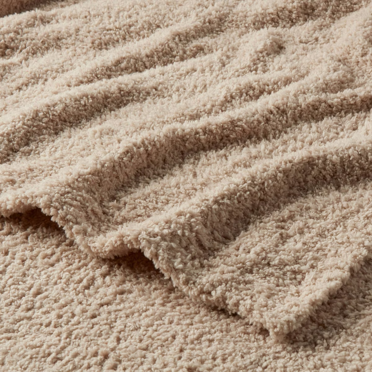 Full/Queen Cozy Chenille Bed Blanket True Khaki - Threshold™: Midweight, Reversible, Knitted Fa... | Target