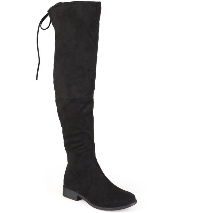 Journee Collection Womens Mount Stacked Heel Over The Knee Boots | Target