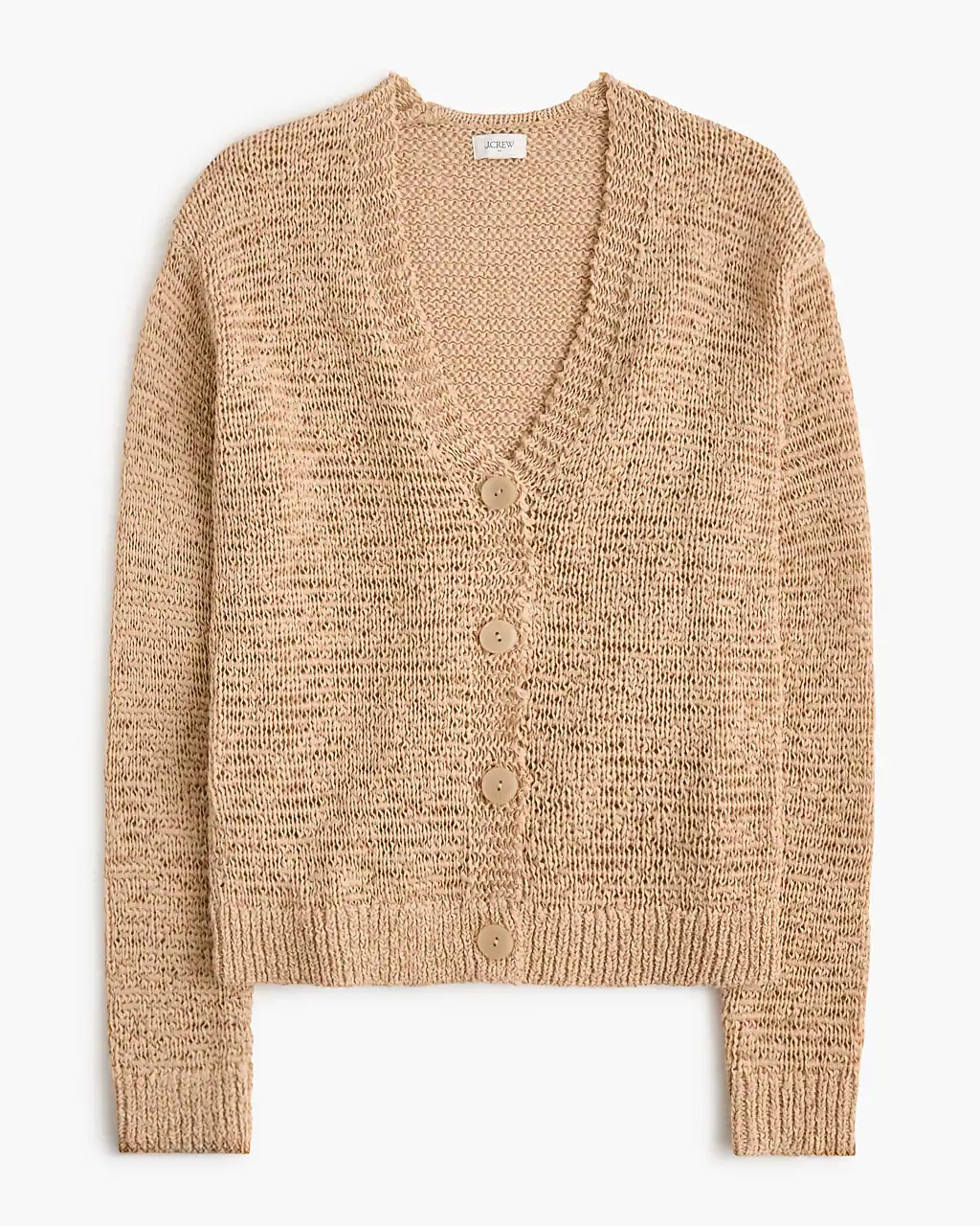Tape yarn cardigan sweater | J.Crew Factory