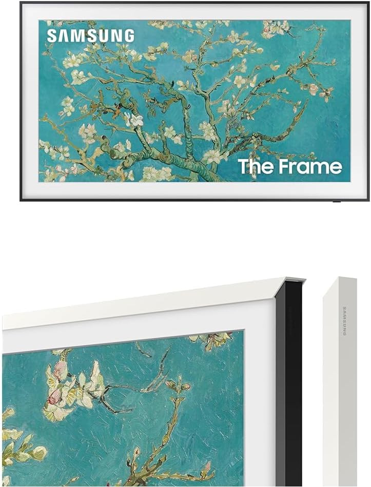 SAMSUNG The Frame 55” TV with White Bezel | Amazon (US)
