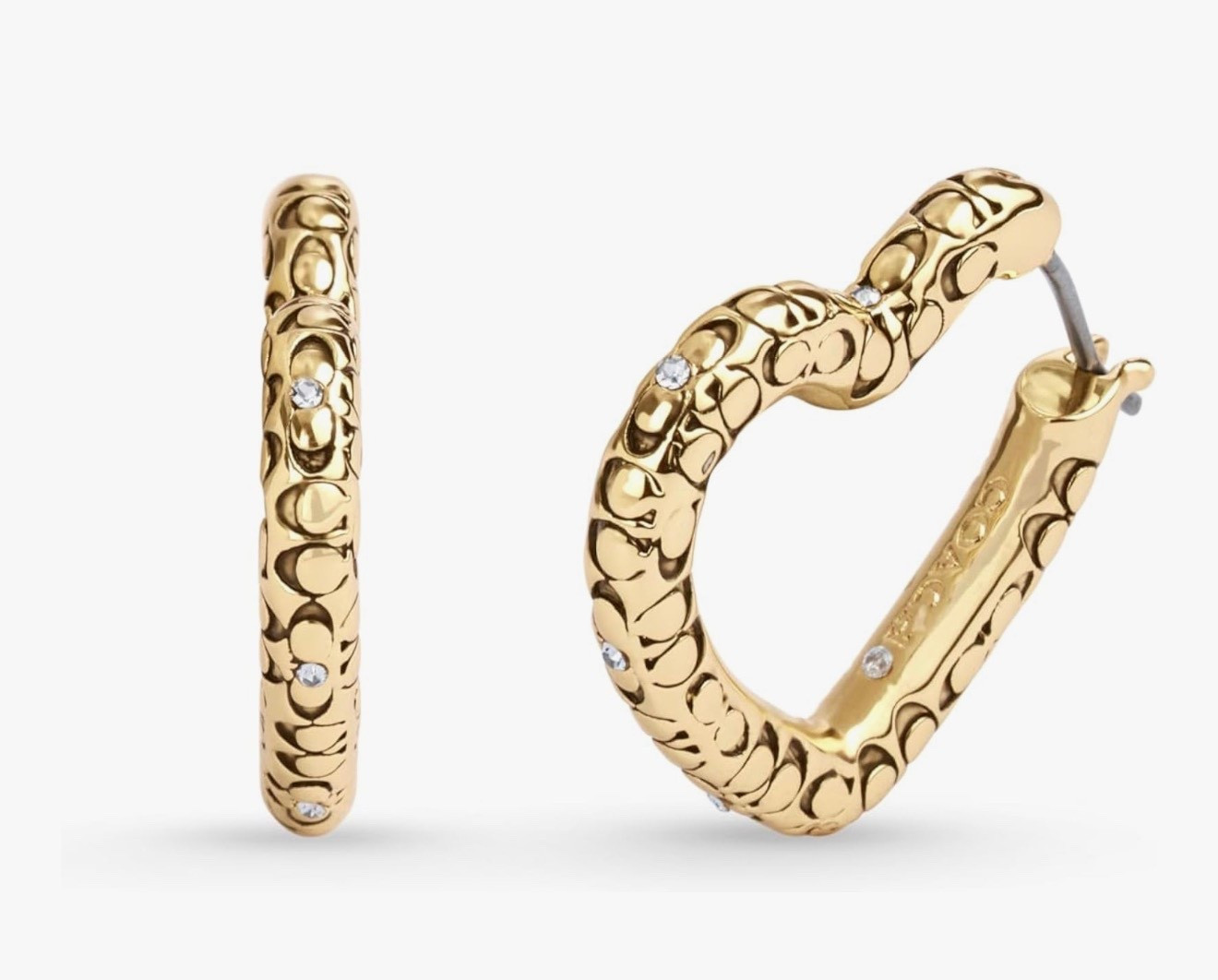 COACH Womens Signature Quilted Heart Hoop Earrings

#LTKHoliday #LTKGiftGuide #LTKWorkwear