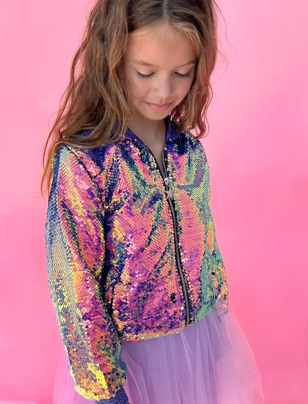 Magic Mermaid Sequin Bomber | Lola + The Boys